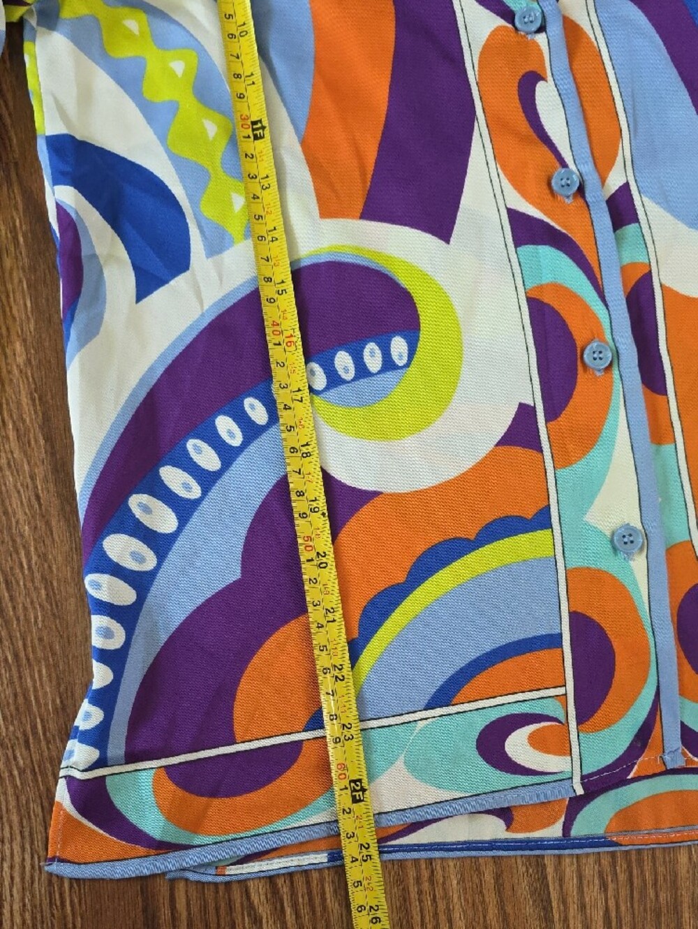 Zara Multi-Color Abstract Print Button-Up Jacket - Picture 6 of 10